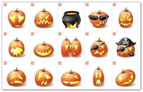 Pumpkin Halloween Icons