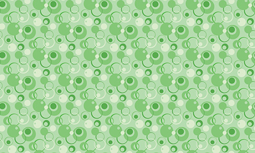 Bubbles green pattern