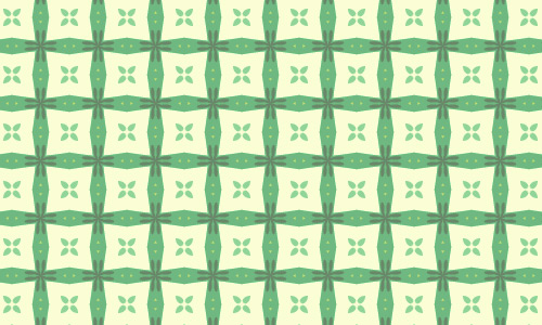 White box green pattern