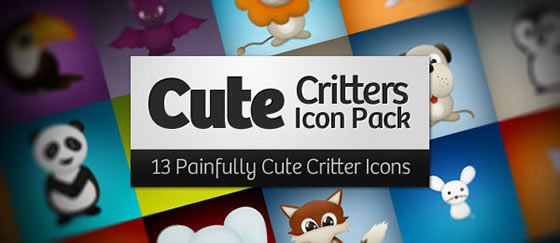 Cute Critters Free Icon Pack Sets
