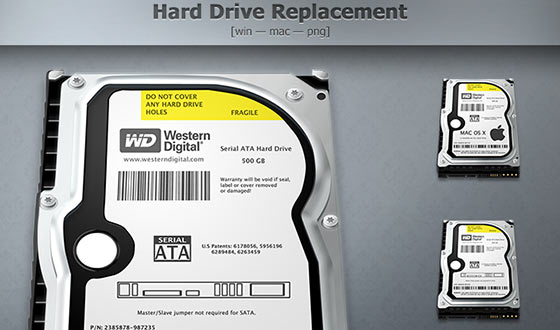 Free Hard Drive Replacement Icons Sets