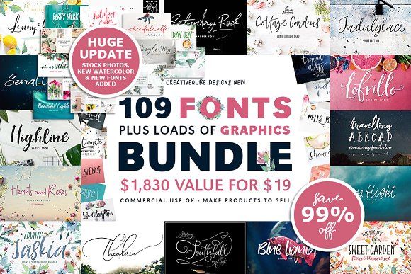 300+ Premium & Free Fonts Graphics